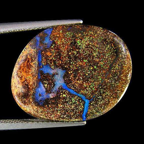 Highly figurative 12.21ct Australian Boulder Opal
