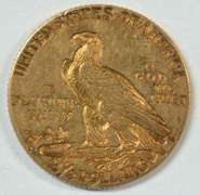 Scarcer 1914-D US $2.50 Indian Gold Piece