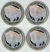4 Special NFC Chip Verified 1 oz. Pure Silver Rounds
