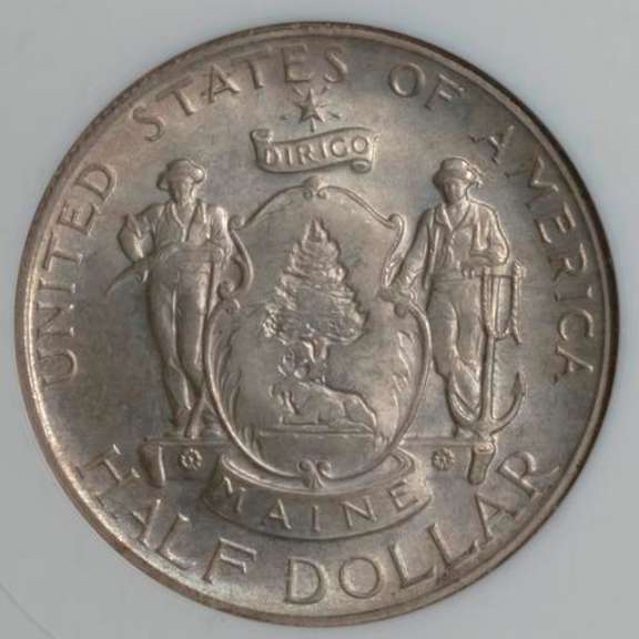1920 Maine Commemerotive Half MS 64 ANACS Holder