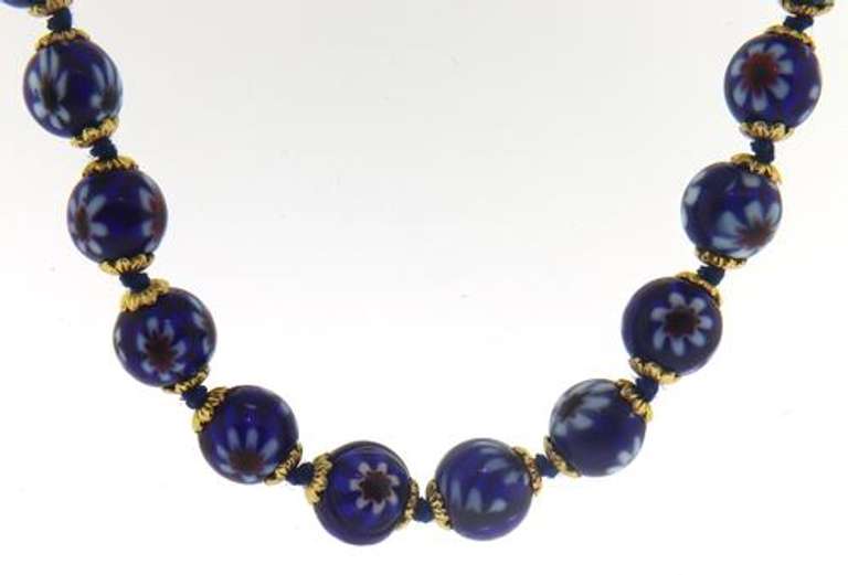 Cloisenne Bead Necklace