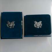1998 & 2017 W Proof Silver US Eagles with Boxs Papers