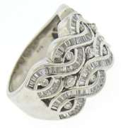 Dazzling RBC & Bag Cut Diamond Woven Wedding Band