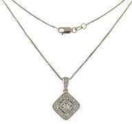 Brilliant Princess Cut 1.96cts Diamond Necklace