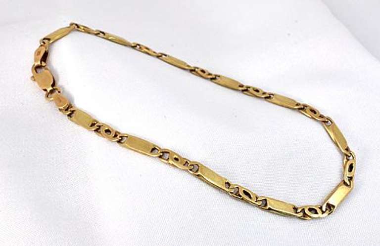 Practical 14k Link Bracelet