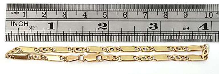 Practical 14k Link Bracelet
