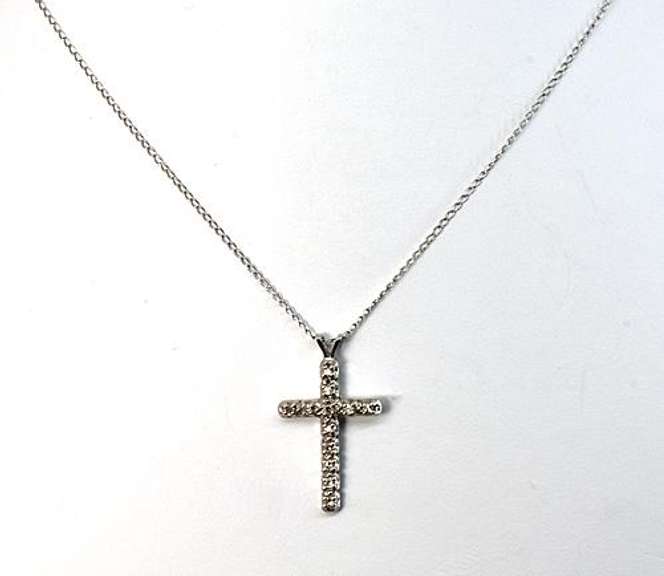 Feminine Diamond Cross