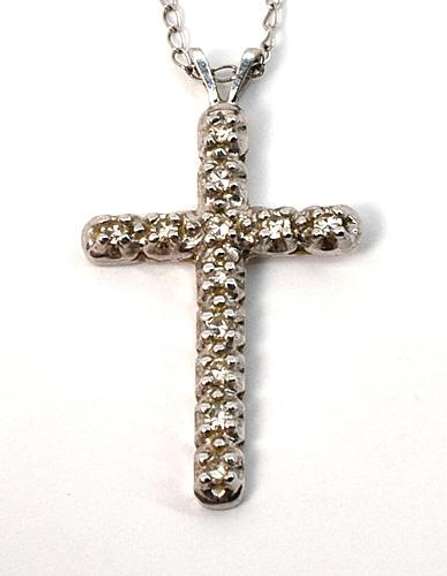 Feminine Diamond Cross