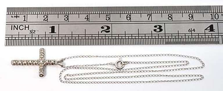Feminine Diamond Cross