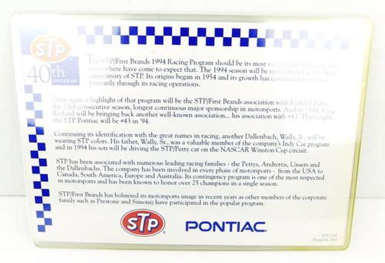 1994 Richard Petty Autographed Photo/Print