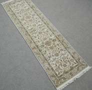 Handmade Wool/Silk Tabriz Design 2.3x8.0