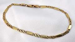 Practical 14k Link Bracelet