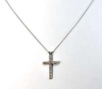 Feminine Diamond Cross