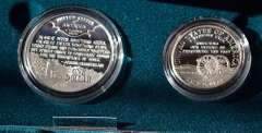 1995 Civil War 2Coin Proof Commem Set OGP