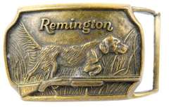 1974 Remington Arms Brass Belt Buckle