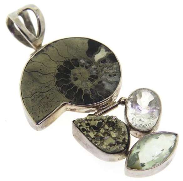 Sterling Silver Gemstone Pendant