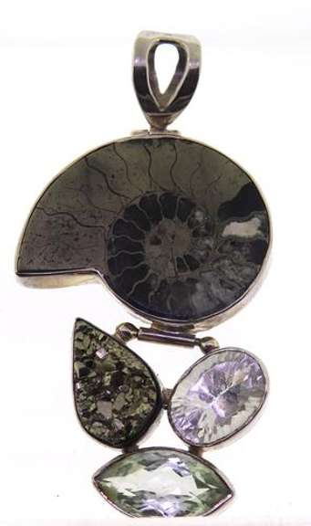 Sterling Silver Gemstone Pendant