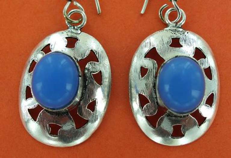 Silver and Natural Stone
