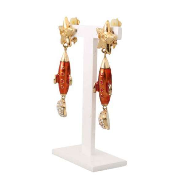 DOLCE & GABBANA ROCKET SHIP EARRINGS