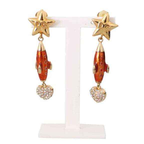 DOLCE & GABBANA ROCKET SHIP EARRINGS