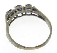 Beautiful White Gold Tanzanite and Diamond Ring