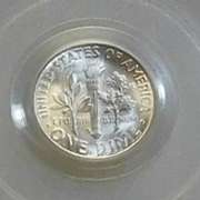 1951-S Silver Roosevelt Dime PCGS MS-66 Full Bands. Th