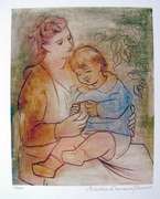Pablo Picasso, Mother And Child