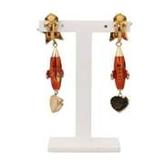 DOLCE & GABBANA ROCKET SHIP EARRINGS