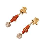 DOLCE & GABBANA ROCKET SHIP EARRINGS