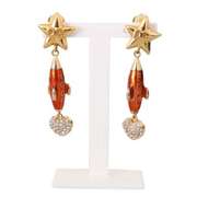 DOLCE & GABBANA ROCKET SHIP EARRINGS