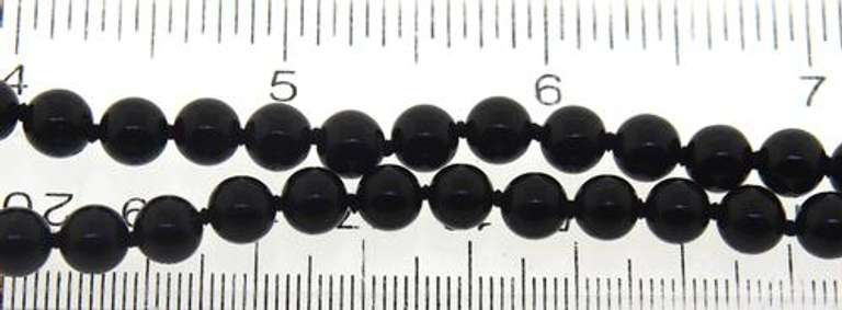 Judith Ripka Double Strand Black Onyx Necklace