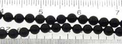Judith Ripka Double Strand Black Onyx Necklace