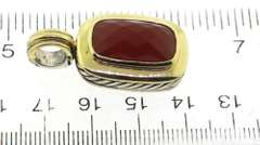 David Yurman Carnelian Pendant