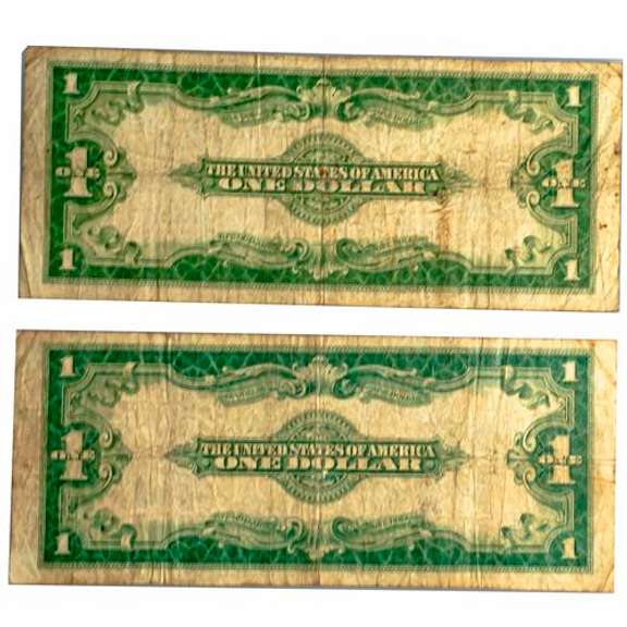 1923 Speelman White &Woods White $1 Silver Certificates