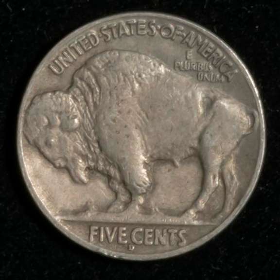1914 D Sharp Full Horn Buffalo Nickel