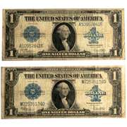 1923 Speelman White &Woods White $1 Silver Certificates