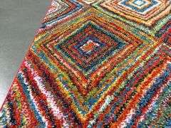 Beautiful Colorful carved Rug 6x8