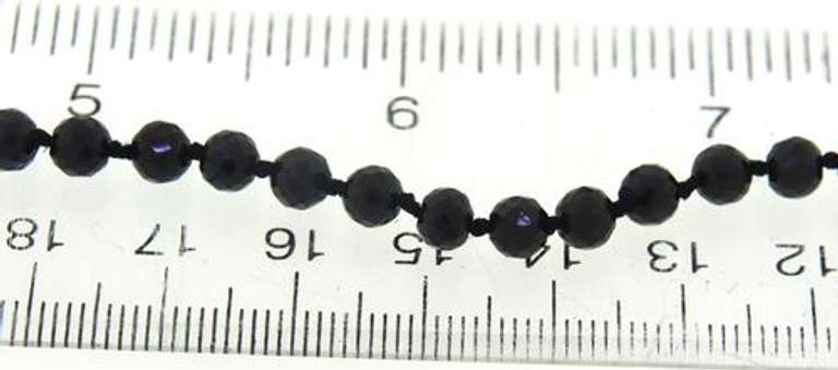 Edgy Black Spinel Necklace with Silver Diamond Clasp