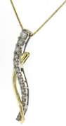 Exciting Diamond Journey Necklace in Yellow Gold