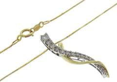 Exciting Diamond Journey Necklace in Yellow Gold