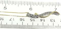 Exciting Diamond Journey Necklace in Yellow Gold