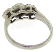 Dazzling White Gold Diamond Cluster Ring