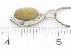 Lovely Opal Necklace in Sterling Silver