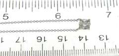 Brilliant 14KT WG Mosaic Set Diamond Pendant