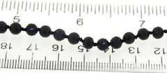 Edgy Black Spinel Necklace with Silver Diamond Clasp