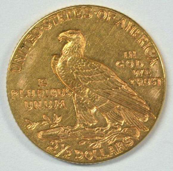 Super lovely 1915 US $2.50 Indian Gold Piece