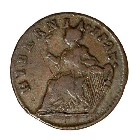Sharp 1723 Hibernia Half Penny US Colonial