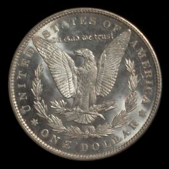 1890 Proof Like BU Morgan Dollar