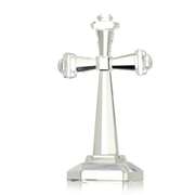 Crystal Cross on Pedestal