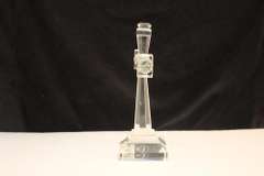 Crystal Cross on Pedestal